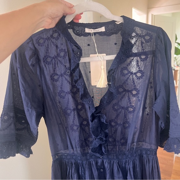 NWT DÔEN Rosabella Dress in Adriatic sz Small - Picture 5 of 6